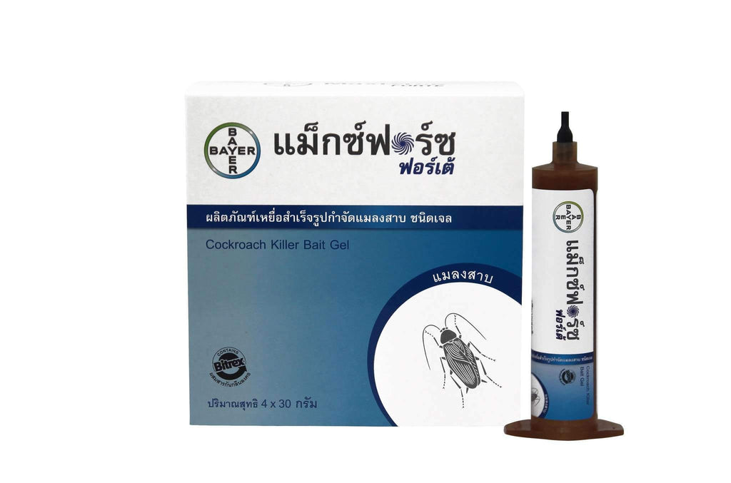 เหยื่อเจลกำจัดแมลงสาบ แม๊กซ์ฟอร์ซ ฟอร์เต้, Bayer,เหยื่อกำจัดแมลง - เคมอิน กำจัดปลวก กำจัดแมลง cheminpestcontrol